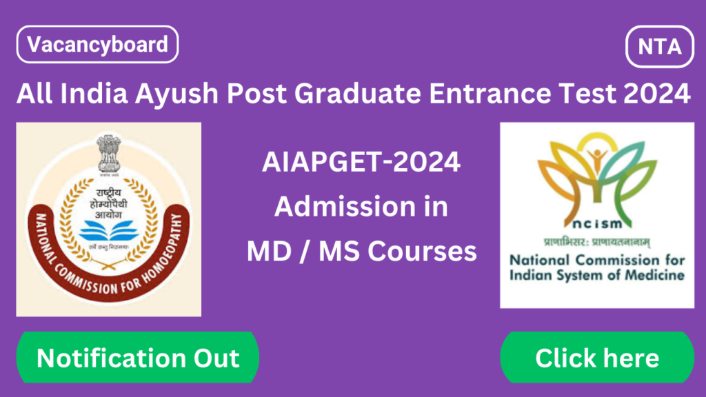 All India Ayush Post Graduate Entrance Test 2024