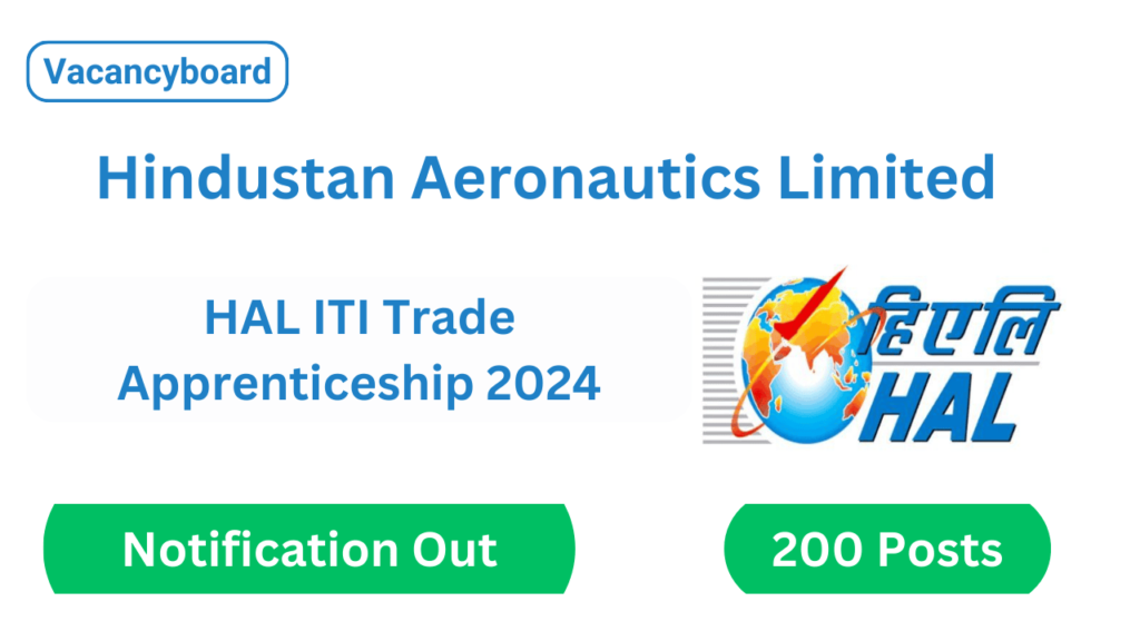 HAL ITI Trade Apprenticeship 2024