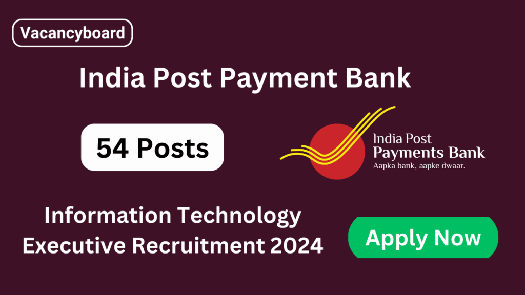 IPPB IT Executive Recruitment 2024