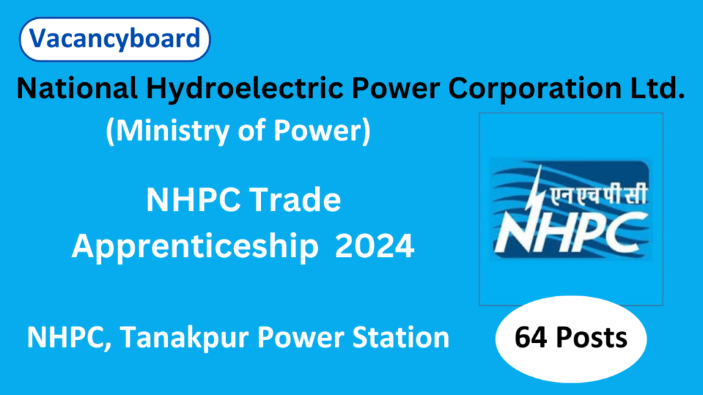 NHPC Trade Apprenticeship 2024