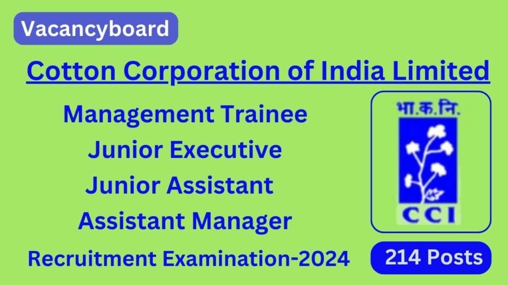 CCIL Management Trainee and Junior Assistant Recruitment 2024