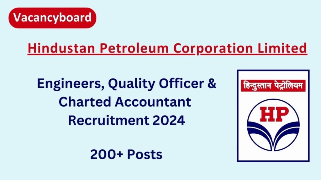 HPCL Engineers and Charted Accountant Recruitment 2024