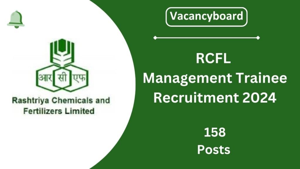 RCFL Management Trainee Recruitment 2024