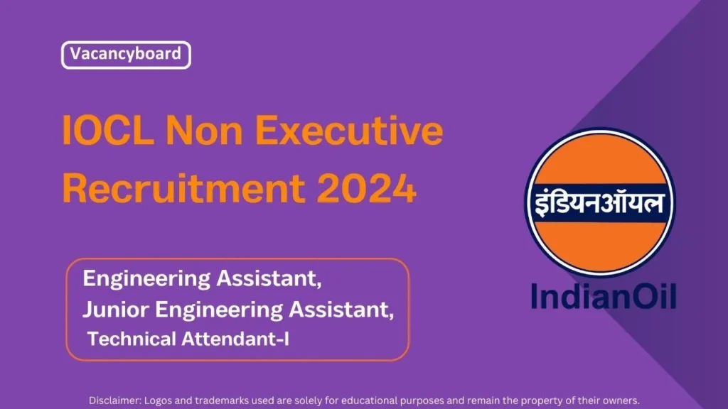 IOCL Non Executive Recruitment 2024