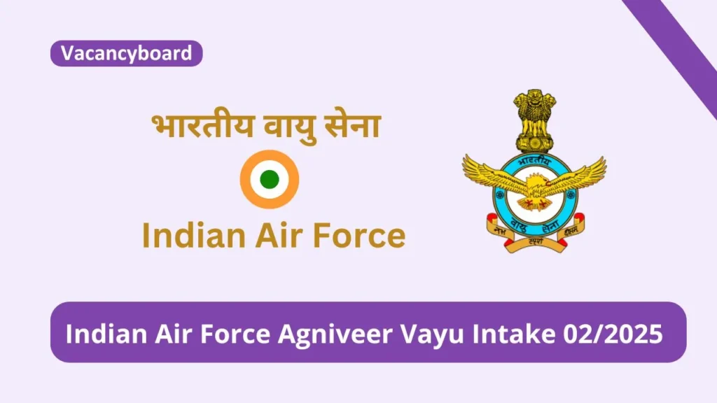 Indian Air Force Agniveervayu Recruitment 2024