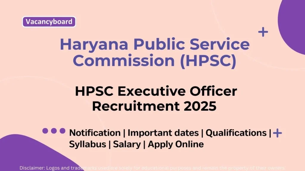 HPSC Executive Officer 2025 Recruitment