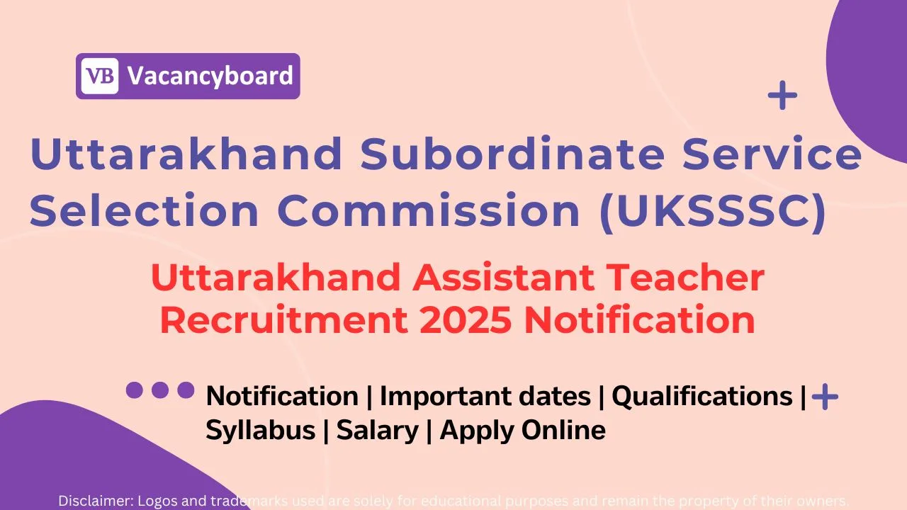 Uttarakhand Assistant Teacher Recruitment 2025 – Apply Online, 208 Vacancy