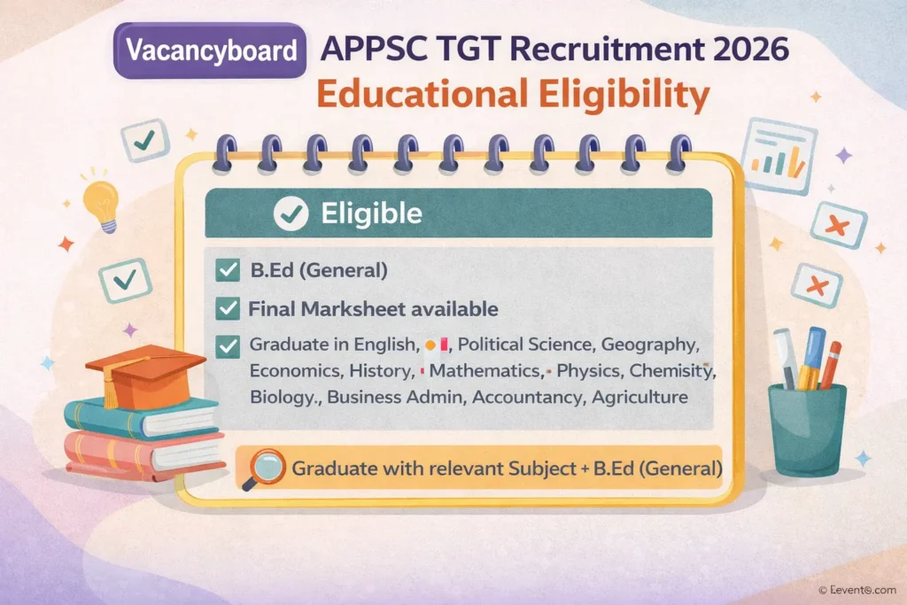 APPSC TGT Recruitment 2026 Notification